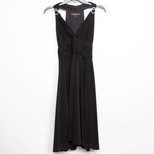 Jones Wear Sleeveless Black Cocktail Dress